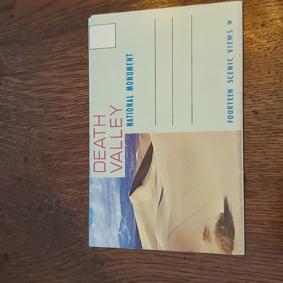 Vintage (Unused)Death Valley National Monument -14 Scenic Views Foldout Booklet - Picture 2 of 10